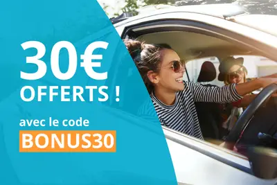 Promo du mois : 30 € offerts